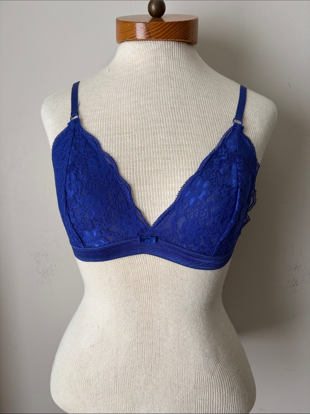 Lace Bralette in Royal Blue - Women’s Intimates by tart noir